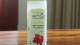 biotique、bubble bath「bio berry」